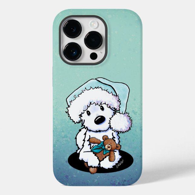 Weihnachten Westie und Bär Case-Mate iPhone Hülle (Rückseite)