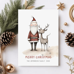 Weihnachten Whimsical Minimalist Nikolaus