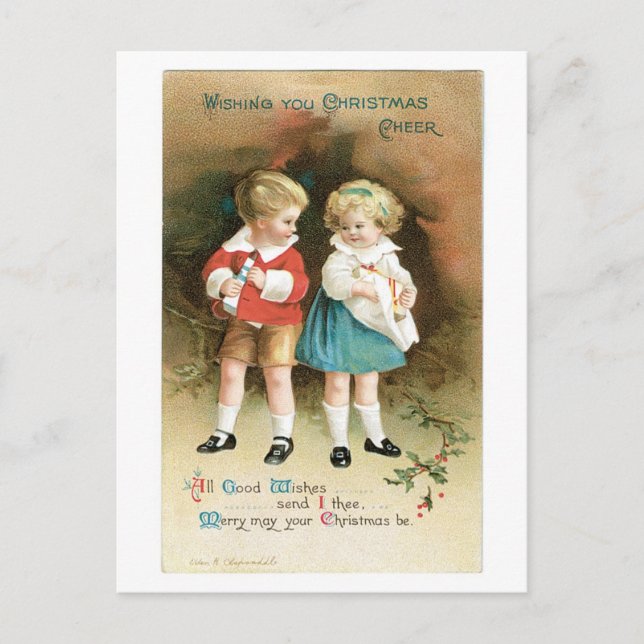 Weihnachten wie früher, Junge & Mädchen (Vorderseite)