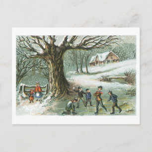 Weihnachten wie früher, Schnee Landschaft