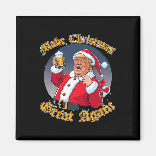 Weihnachten wieder großartig 2024 Trump Funny Trum Magnet
