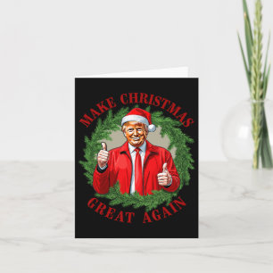 Weihnachten wieder großartig Donald Trump Mega Karte