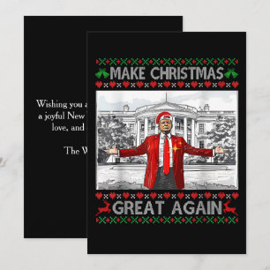 Weihnachten wieder großartig Funny Trump Ugly Blac