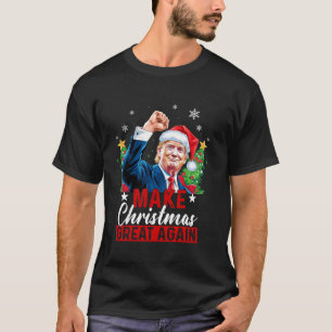 Weihnachten wieder großartig Funny Trump Ugly Chri T-Shirt