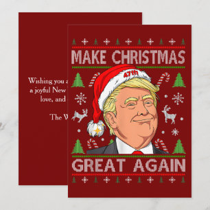 Weihnachten wieder großartig Funny Trump Ugly Xmas