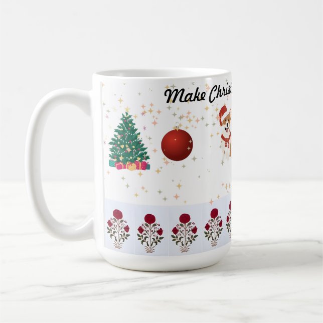 Weihnachten wieder großartig Packpapier machen Kaffeetasse (Links)