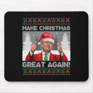 Weihnachten wieder großartig Trump Pajamas Ugl Mousepad