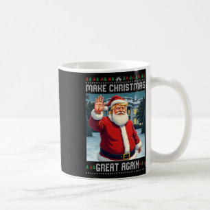 Weihnachten wieder großartig Trump Ugly Weihnachte Kaffeetasse