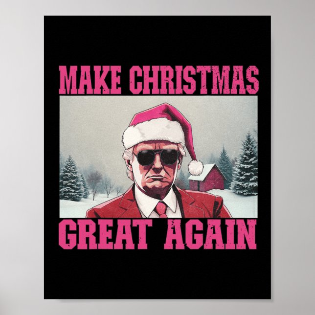 Weihnachten wieder großartig Weihnachten Funny Wei Poster (Vorne)