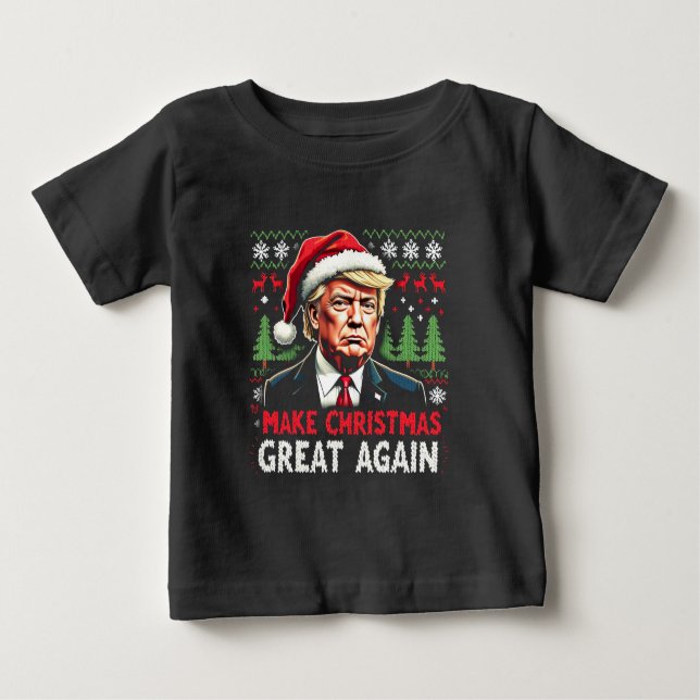 Weihnachten wieder großartig Weihnachten schwitzen Baby T-shirt (Vorderseite)
