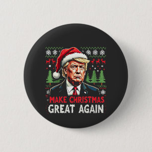 Weihnachten wieder großartig Weihnachten schwitzen Button