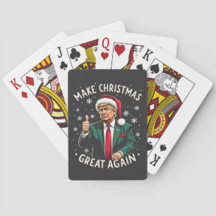 Weihnachten wieder großartig Weihnachten schwitzen Spielkarten