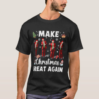 Weihnachten wieder großartig Weihnachten Trump Tan T-Shirt