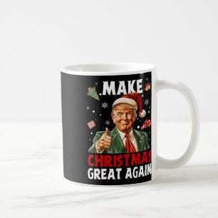 Weihnachten wieder großartig Weihnachten Trump Wei Kaffeetasse