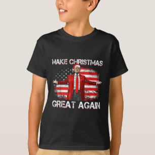 Weihnachten wieder großartig Weihnachten Trump Wei T-Shirt