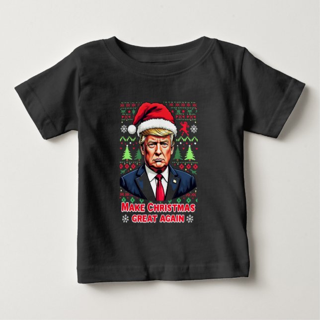 Weihnachten wieder großartig Weihnachten Ugly Xmas Baby T-shirt (Vorderseite)