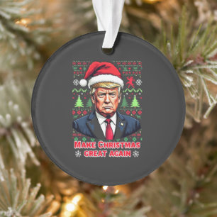 Weihnachten wieder großartig Weihnachten Ugly Xmas Ornament