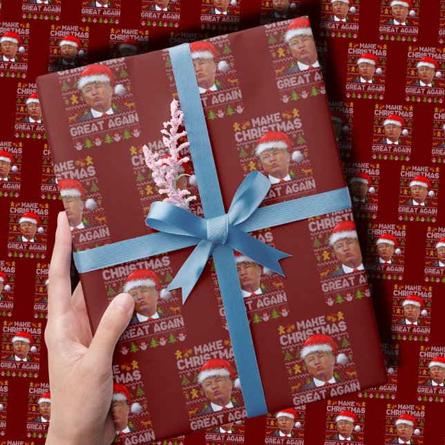 Weihnachten wieder großartig Weihnachten Weihnacht Geschenkpapier (Von Creator hochgeladen)