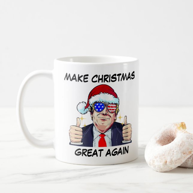 Weihnachten wieder großartig Weihnachten Weihnacht Kaffeetasse (Mit Donut)