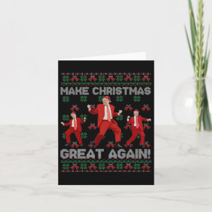 Weihnachten wieder großartig Weihnachtsmann Trump  Karte