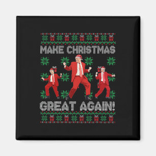 Weihnachten wieder großartig Weihnachtsmann Trump Magnet