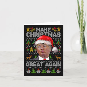 Weihnachten wieder großartig Xmas Funny Trump Paja Karte