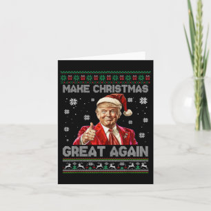 Weihnachten wieder großartig Xmas Funny Trump Paja Karte