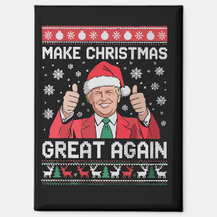 Weihnachten wieder großartig Xmas Funny Trump Paja Magnet