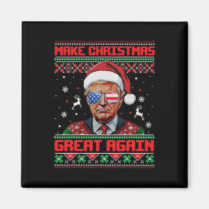 Weihnachten wieder großartig Xmas Funny Trump Paja Magnet