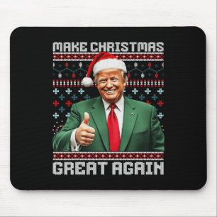 Weihnachten wieder großartig Xmas Funny Trump Paja Mousepad