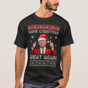 Weihnachten wieder großartig Xmas Funny Trump Paja T-Shirt