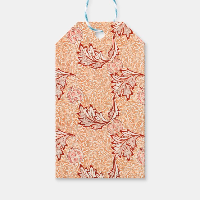 Weihnachten, William Morris Geschenkanhänger (Vorderseite)