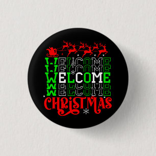 Weihnachten Willkommen Button