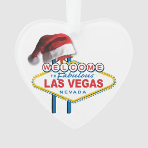 Weihnachten Willkommen im Zeichen von Las Vegas Ornament