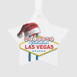 Weihnachten Willkommen im Zeichen von Las Vegas Ornament