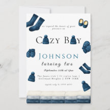 Weihnachten Winter gemütliche Junge zwei