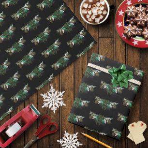 Weihnachten Winter Green Man Geschenkpapier