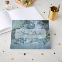 Weihnachten Winter Hochzeitsfeiern Blaue Aquamarin