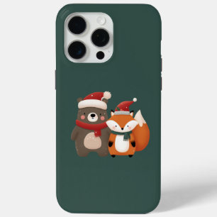 Weihnachten/Winter Niedlicher Bär & Fox Case-Mate iPhone Hülle