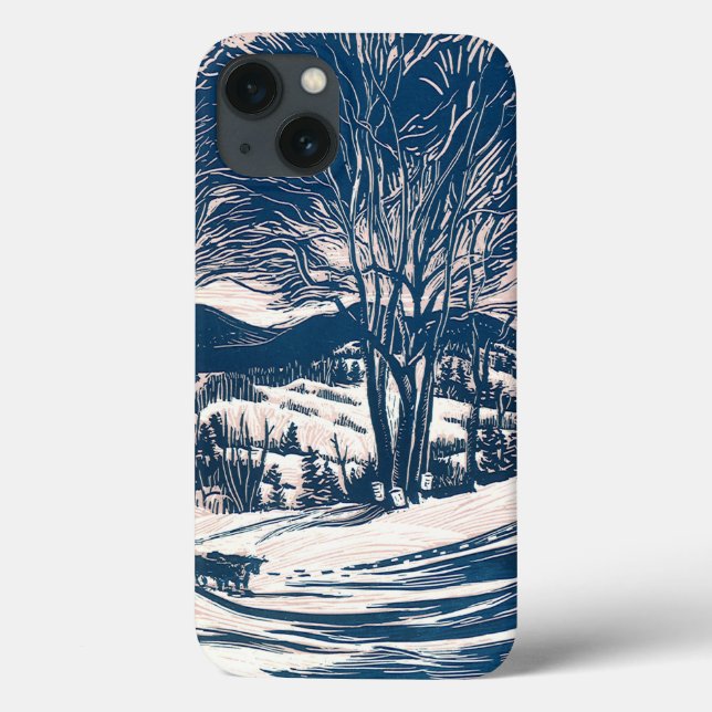 Weihnachten, Winter Schnee Berglandschaft Case-Mate iPhone Hülle (Rückseite)