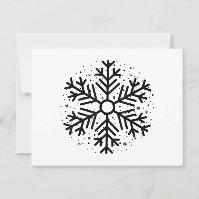 Weihnachten Winter-Schneeflocken-Matching-Gruppe F (Vorderseite)