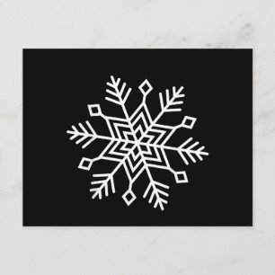 Weihnachten Winter-Schneeflocken-Passende Familien Begleitkarte