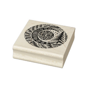 Weihnachten Winter Solstice Greenman Gummistempel