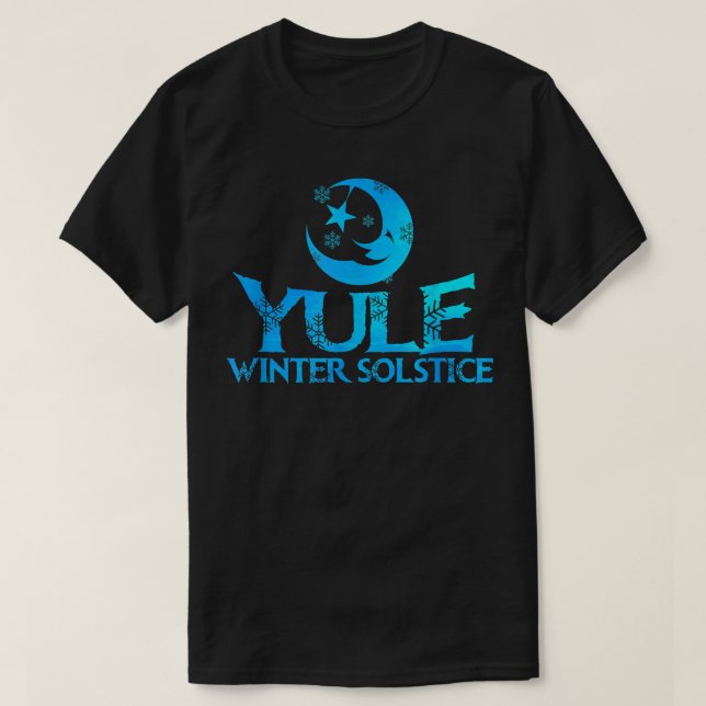 Weihnachten Winter Solstice Schneesaison T-Shirt (Design vorne)