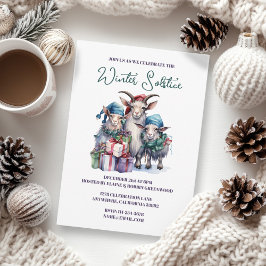 Weihnachten Winter Solstice Urlaubskuchen Pagan Wi Einladung