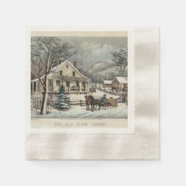 Weihnachten, Winter, Urlaubspapier Napkins Serviette