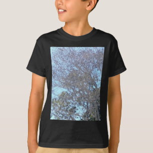 Weihnachten Winter Weiße Baumzweige Mit Blättern S T-Shirt