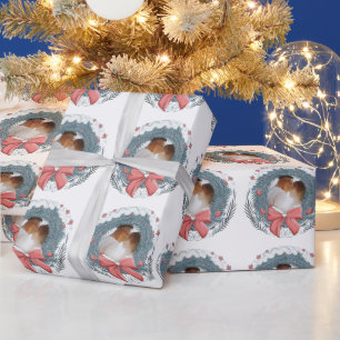Weihnachten Winterbeere Personalisiertes Foto Geschenkpapier