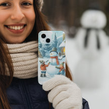 Weihnachten / Wintersaison Schneemann