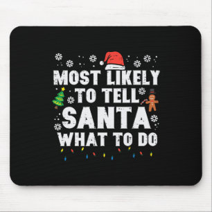 Weihnachten wird dem Weihnachtsmann wahrscheinlich Mousepad